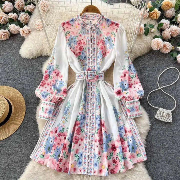 Levoire | Robe à une rangée avec des manches courtes Blanc
