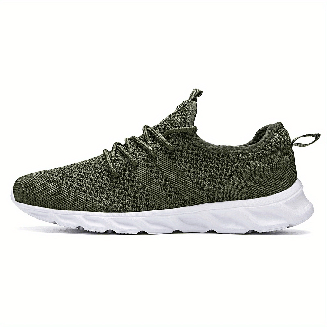Levoire | Légères Et Respirantes Chaussures De Course Antidérapantes Pour Hommes Olive verte 1 47.5