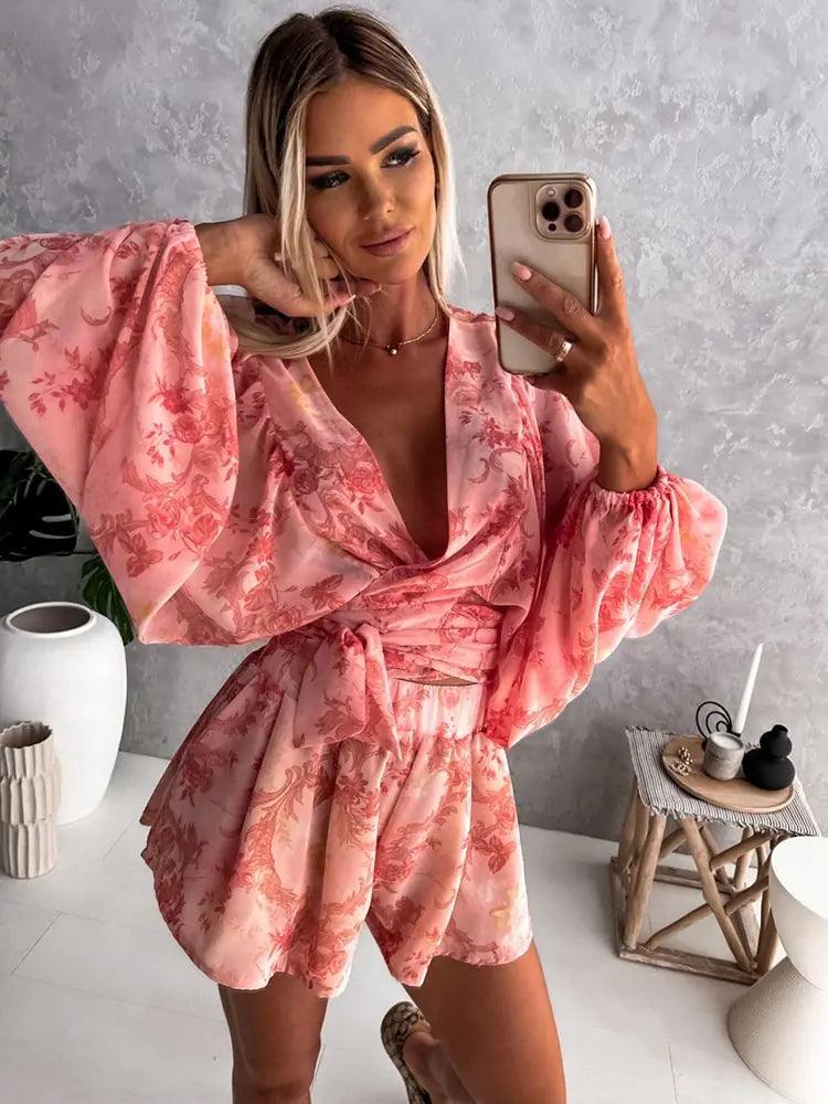 Levoire | Robe De Bain À Bretelles En Dentelle Pour Femmes Rosa