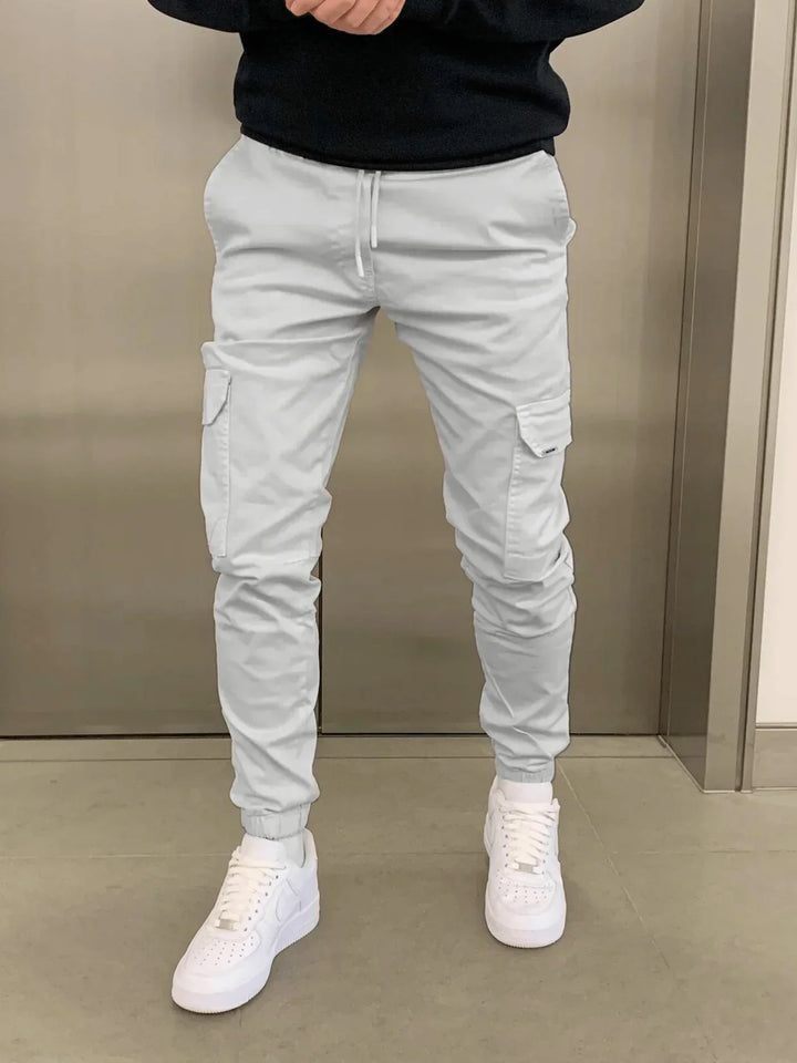 Levoire | Pantalons cargo fonctionnels et extensibles Gris clair
