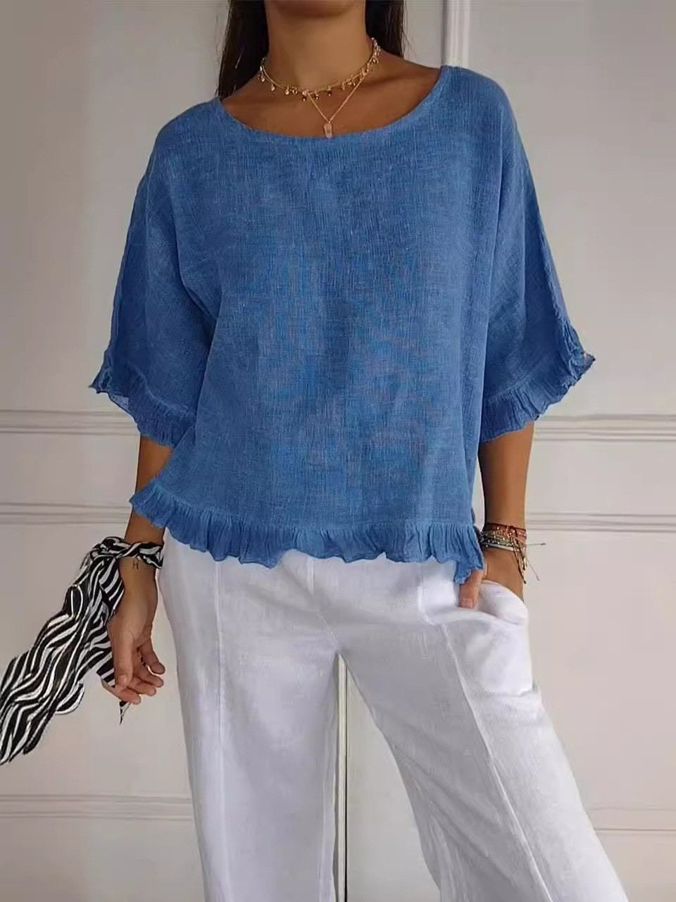 Levoire | Chemise Élégante Et Décontractée Bleu (Presque épuisé)