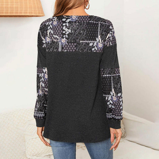 Levoire | Shirt Imprimé Fleuri Patchwork