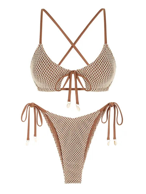 Levoire | Lina Bikini - Tendance & Éclatant Café