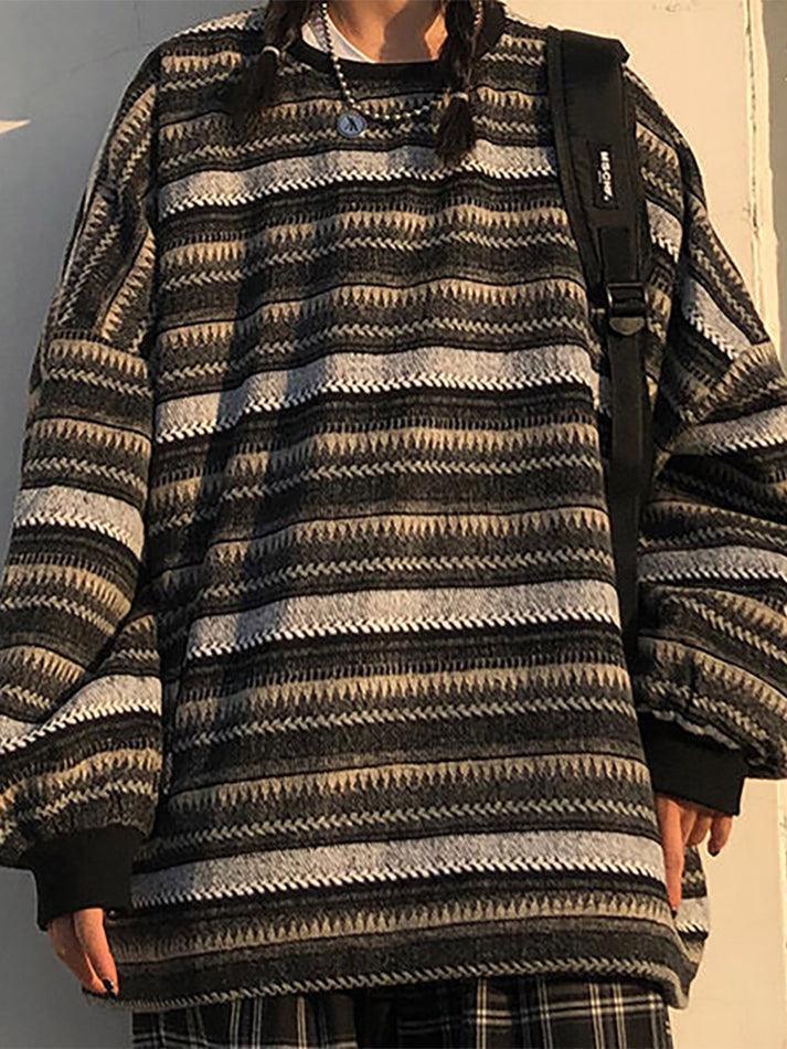 Levoire | Pull De Mamie Des Années 80 Noir