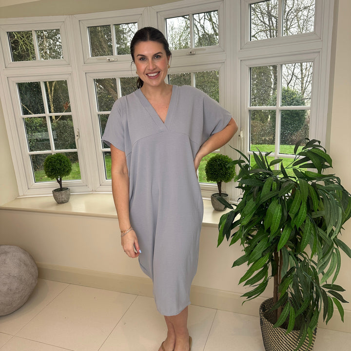 Levoire | Robe Midi Avec Décolleté En V