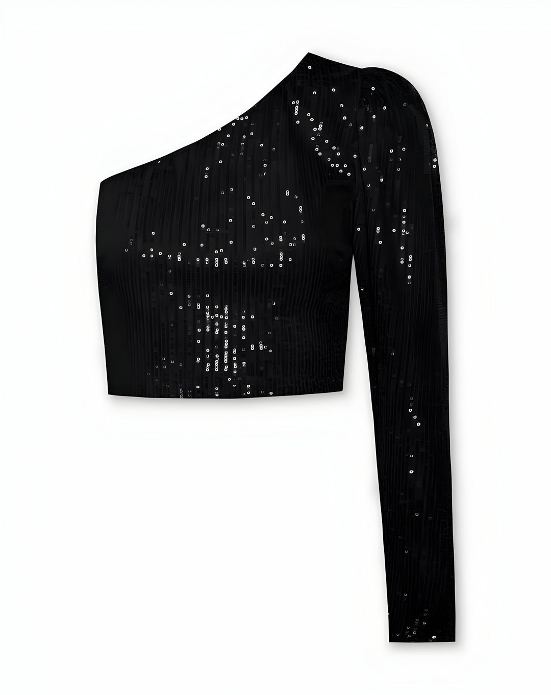 Levoire | Top À Une Épaule Glamouröös Noir