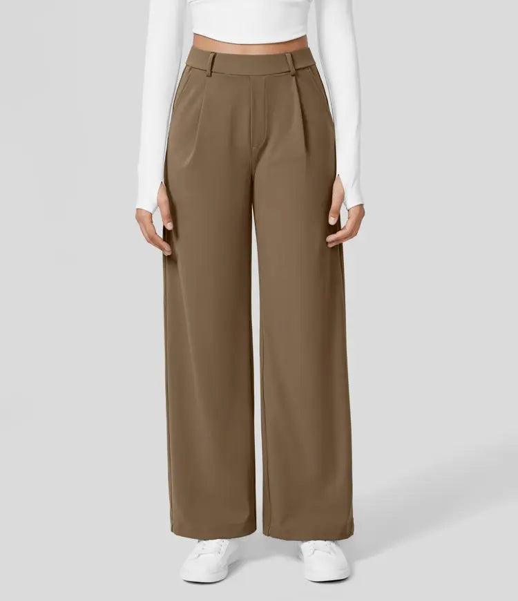 Levoire | Pantalons De Loisirs Pour Femmes Confortables Et Élégants Pour Le Quotidien Khaki