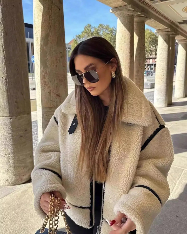 Avriane | Veste en teddy douce et chaude