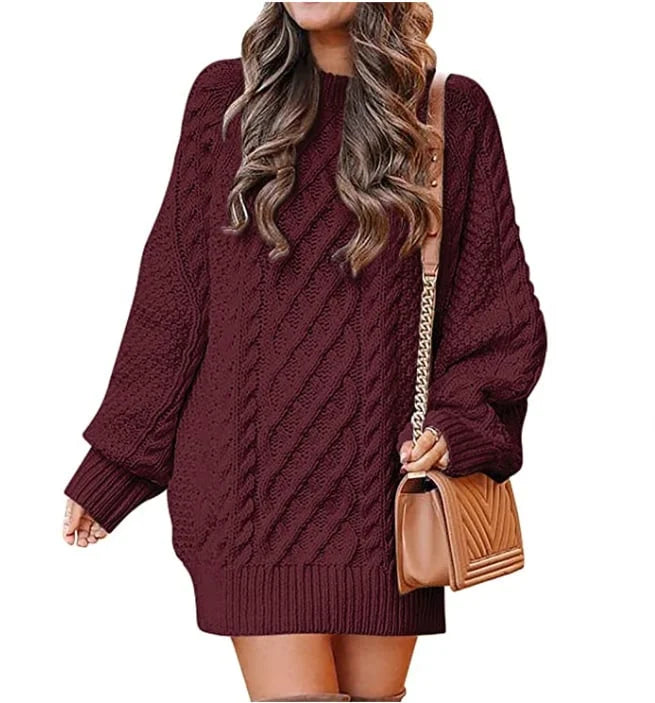 Levoire | Pull Ample Décontracté Bordeaux