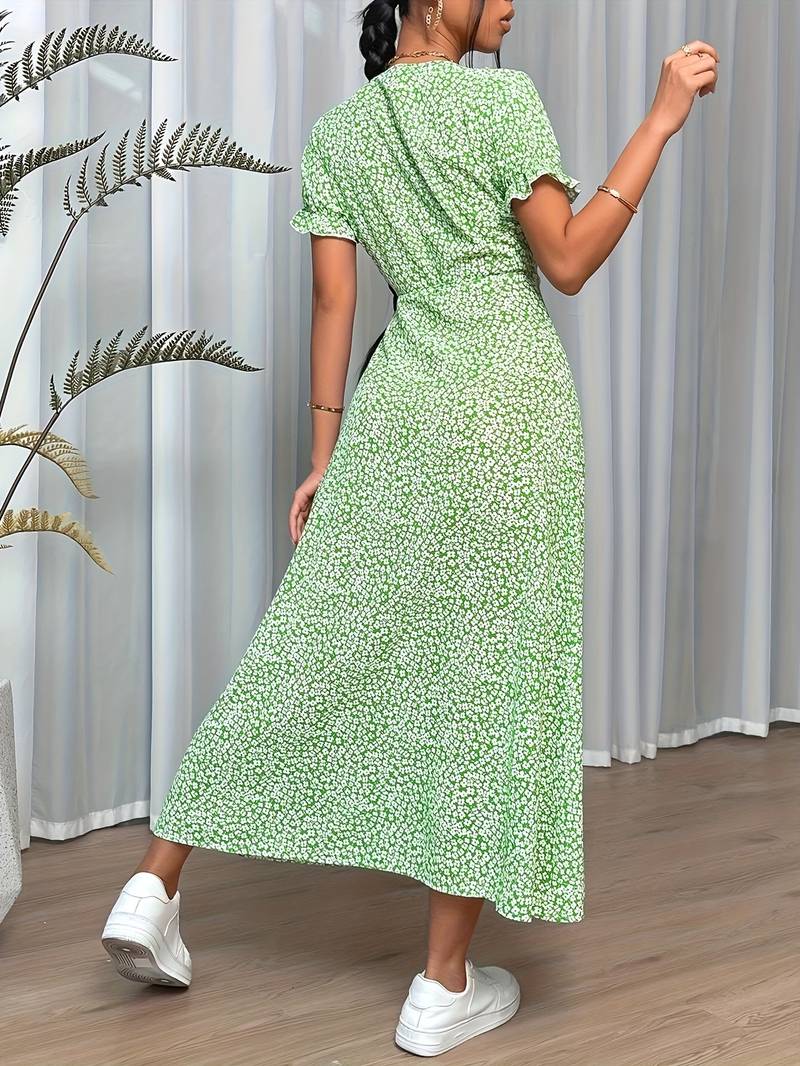 Levoire | Élégante Robe Maxi Avec Motif Floral