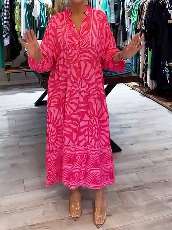 Levoire | Robe Féminine Décontractée Élégante Rosa S