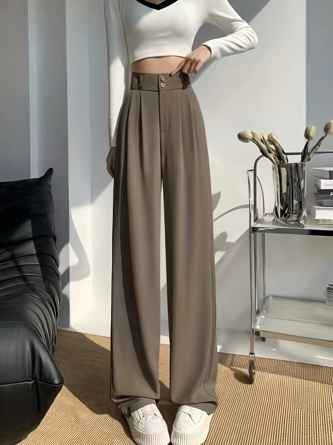 Levoire | Veste Chino De Loisir Pour Femmes Avec Fermeture Éclair Et Tissu Extensible