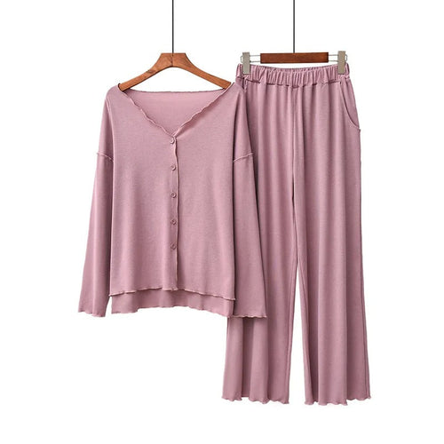 Levoire | Ensemble De Pyjama Élégant Avec Fermeture À Boutons