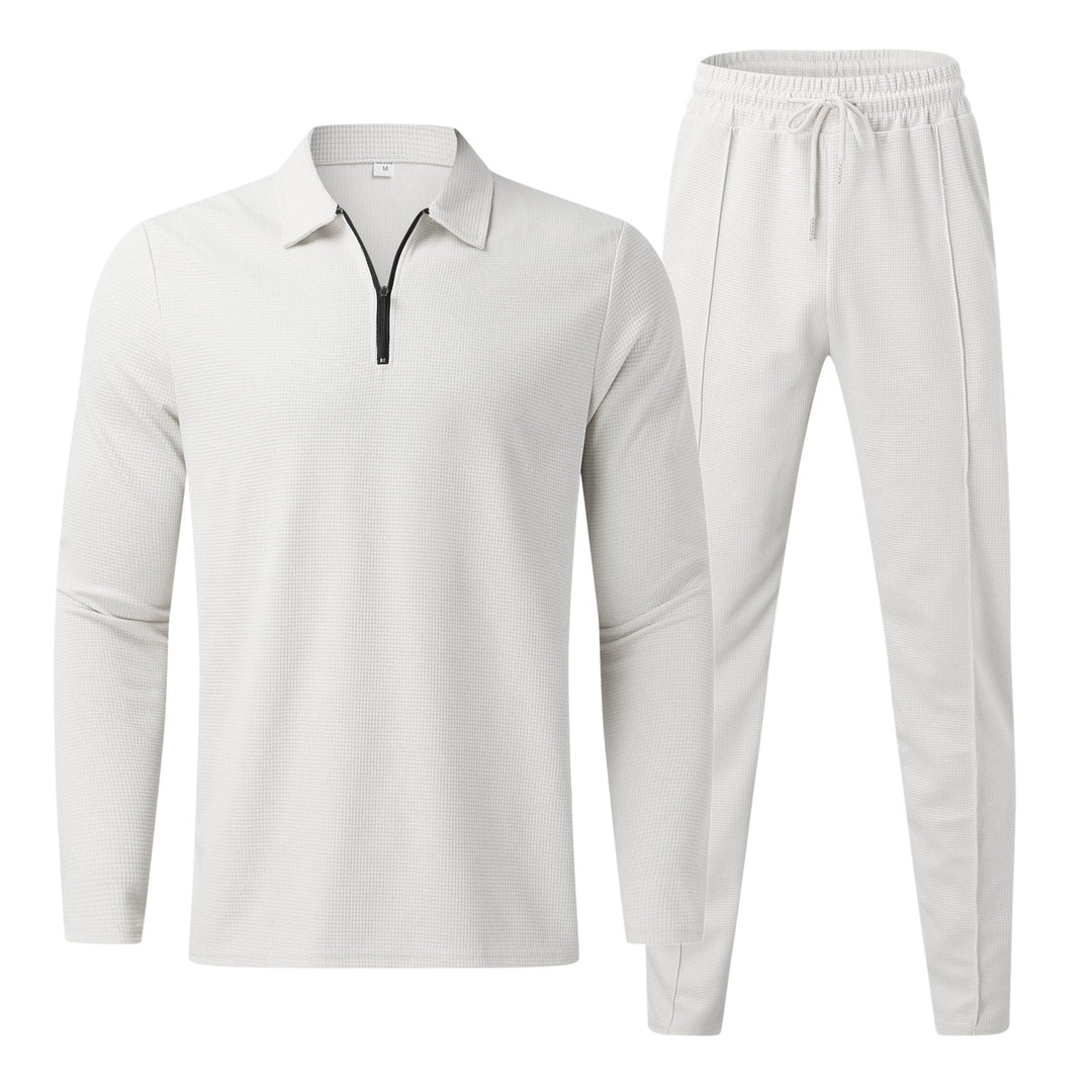 Levoire | Décontracté Ensemble Homme Blanc