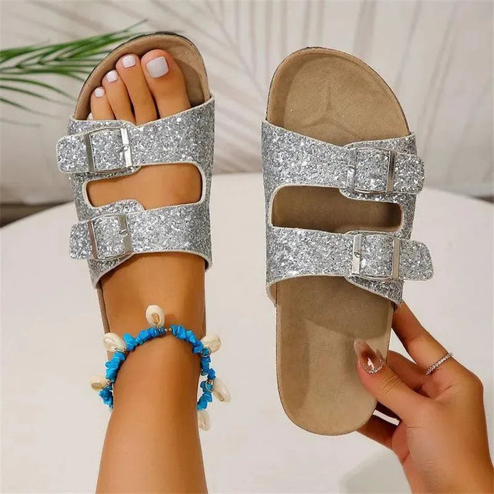 Levoire | Chaussures d'été à double boucle Argent