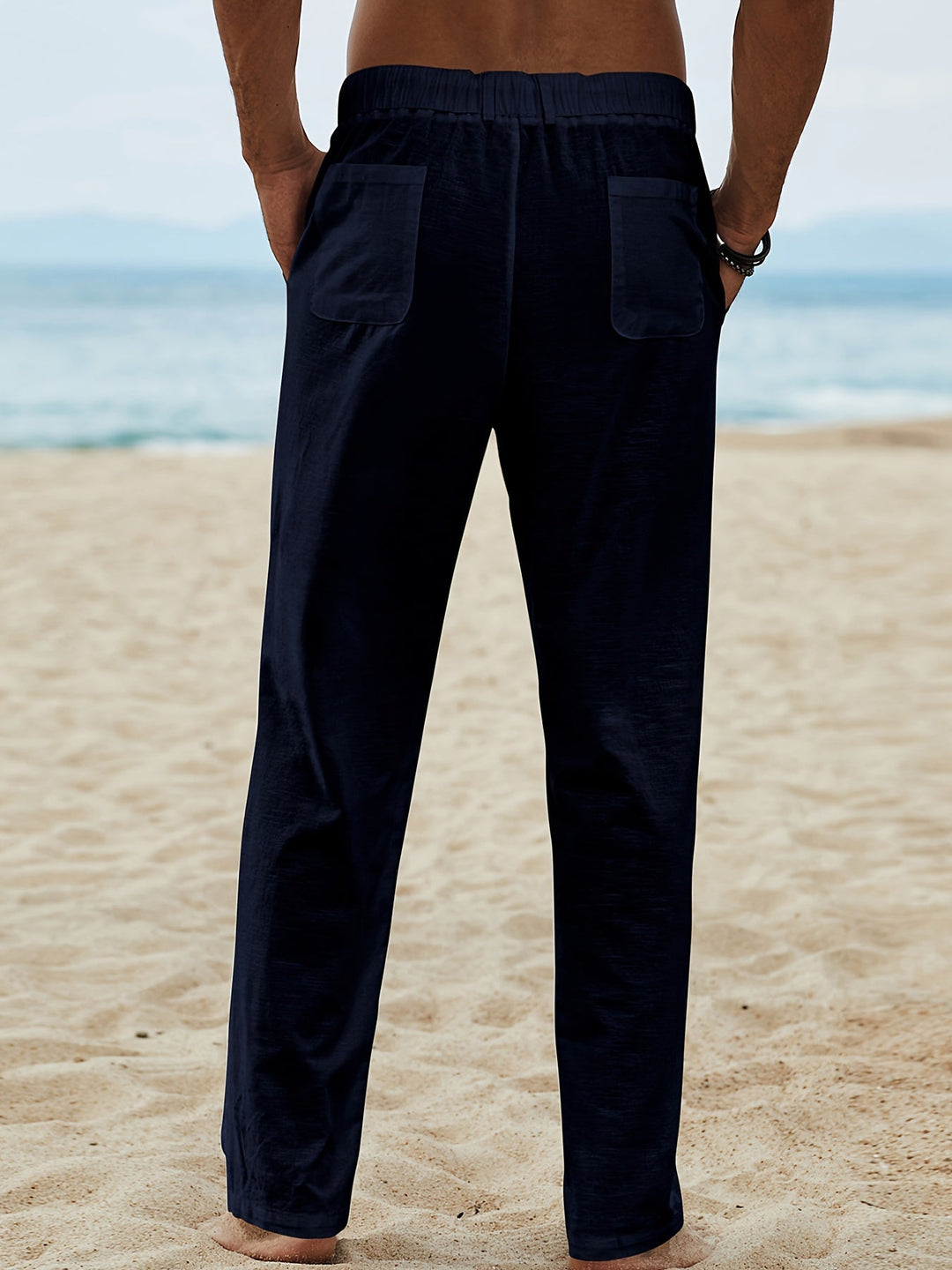 Levoire | Pantalons Cargo Doux En Mélange De Coton Et Lin