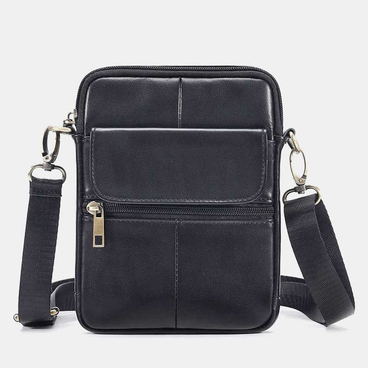 Levoire | Petit Sac À Bandoulière En Cuir Véritable Pour Hommes