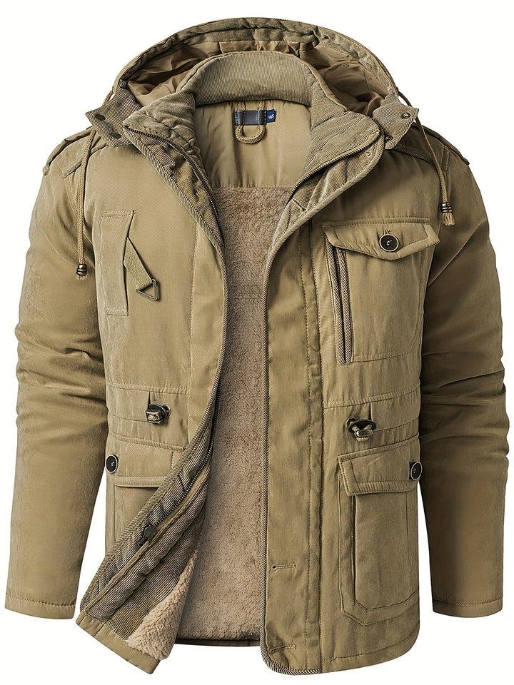 Levoire | Veste De Transport À Manches Longues Avec Poches Khaki