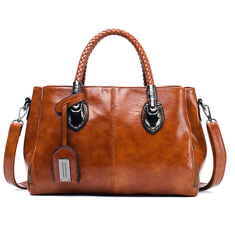 Levoire | Sac Tote En Cuir Pour Femmes Braun