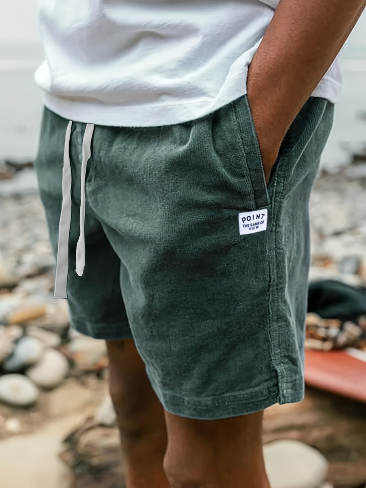 Levoire | Cord Shorts Vert foncé