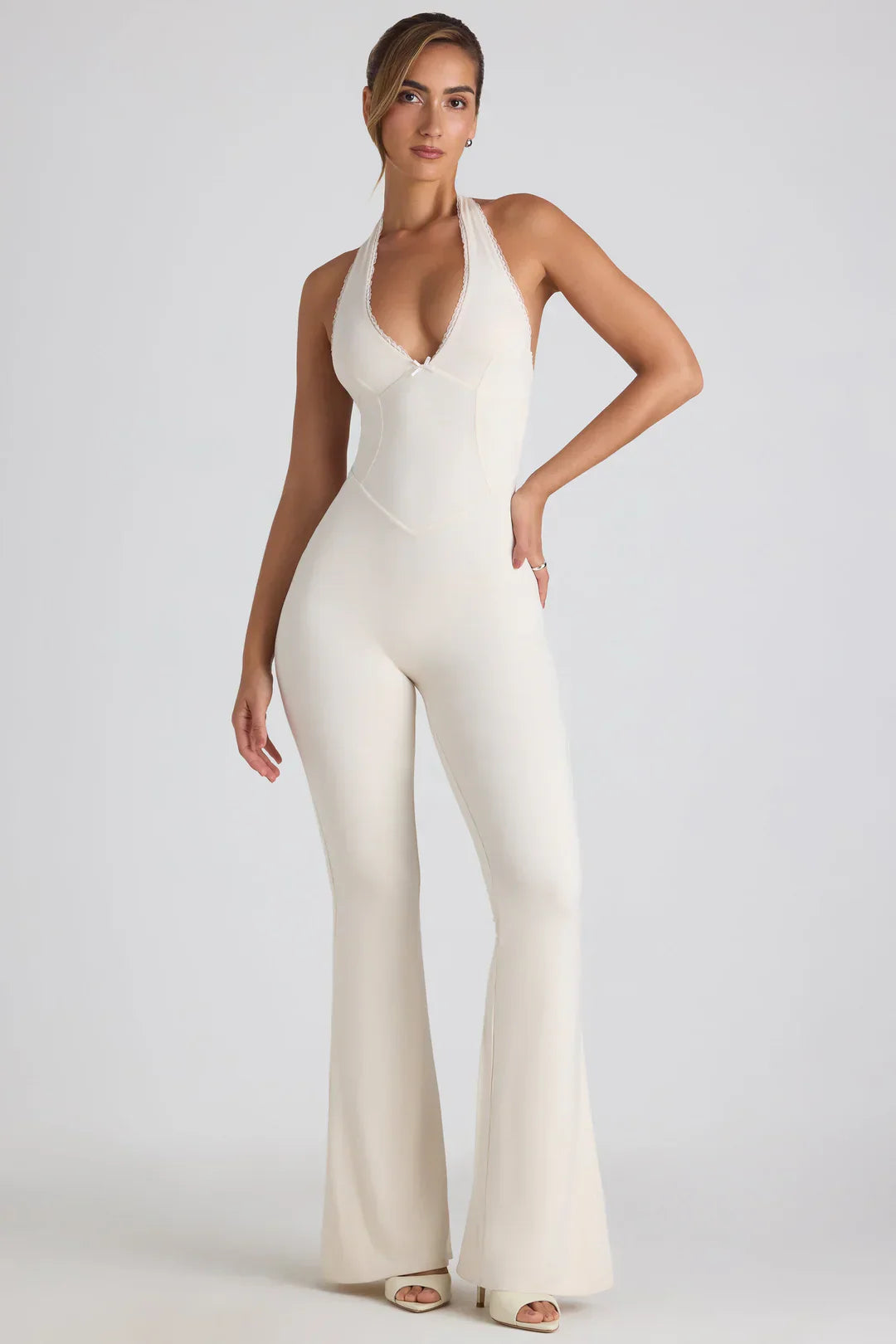 Levoire | Jumpsuit Élégant Pour Un Look Parfait Ivoire (encore 8 pièces en stock)