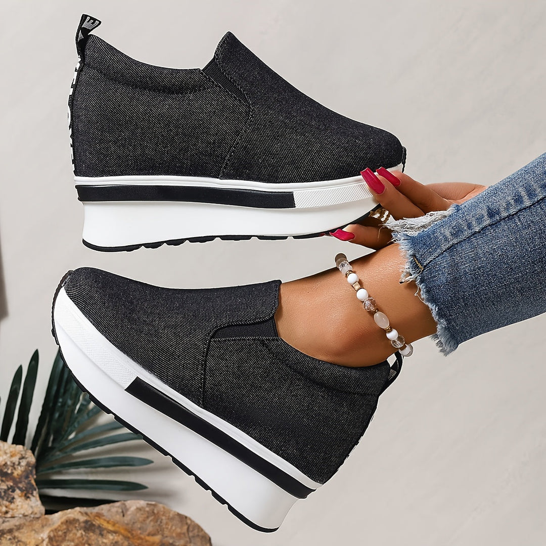 Levoire | Chaussure De Cheville En Denim Antidérapante Légère