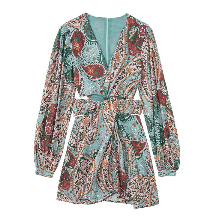 Levoire | Robe D'Été Bohémienne Bleu