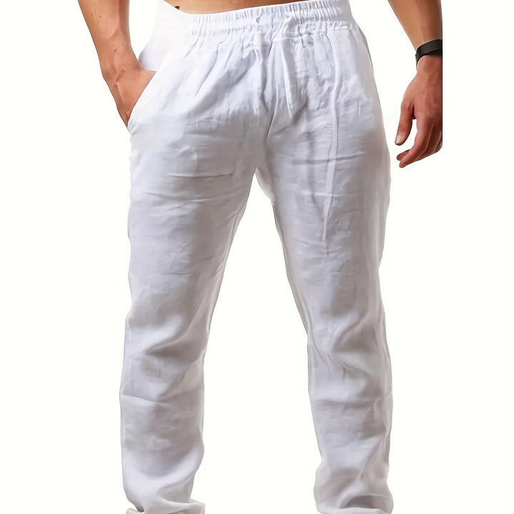 Levoire | 100% Coton Pantalons Détendus À Cordon