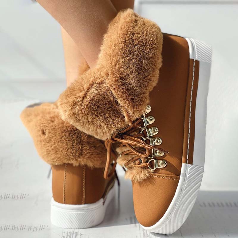 Levoire | À Plateforme En Peluche Chaude