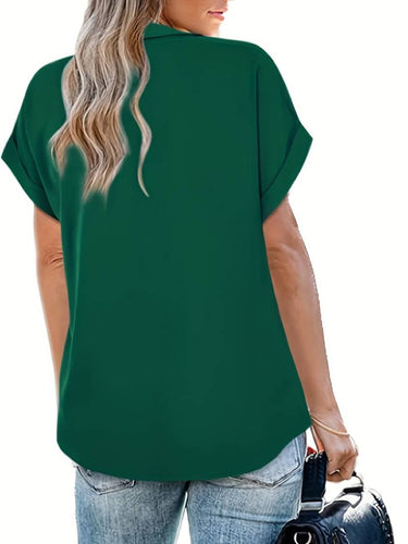 Levoire | Chemise D'Été Décontractée À Col Rabattu