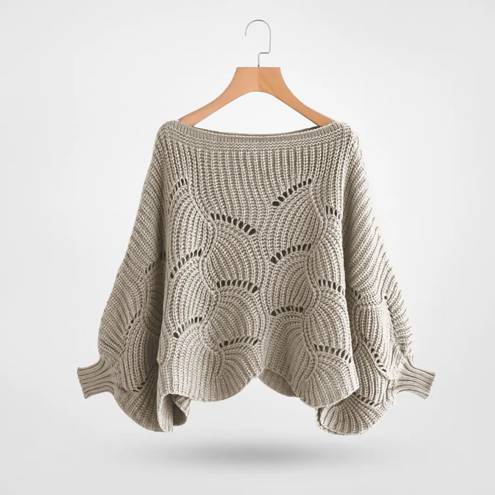 Levoire | Chemise D'Entrée En Tricot Lâche Avec Manteau À Drapeau Khaki