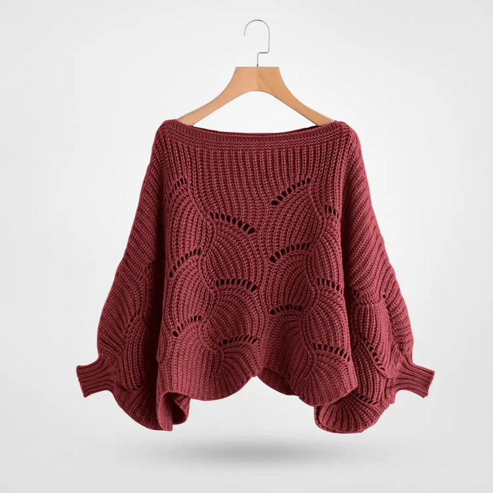 Levoire | Chemise D'Entrée En Tricot Lâche Avec Manteau À Drapeau Vinfleur