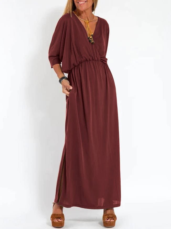 Levoire | Robe Longue D'Été vin rouge