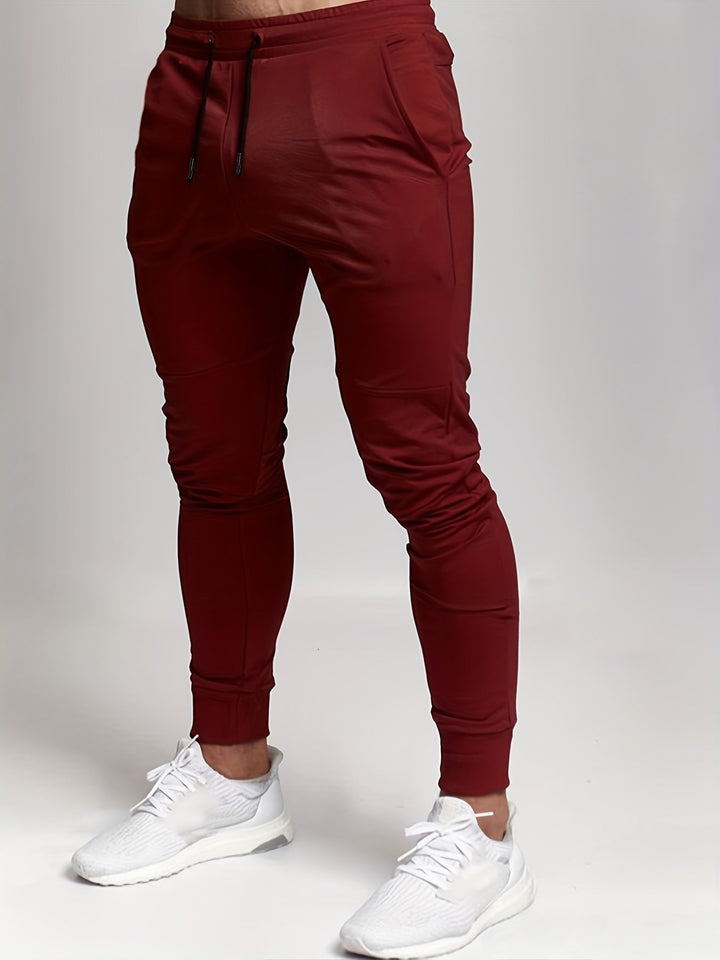 Levoire | Pantalons En Mesh Confortables Pour Hommes Bordeaux rouge