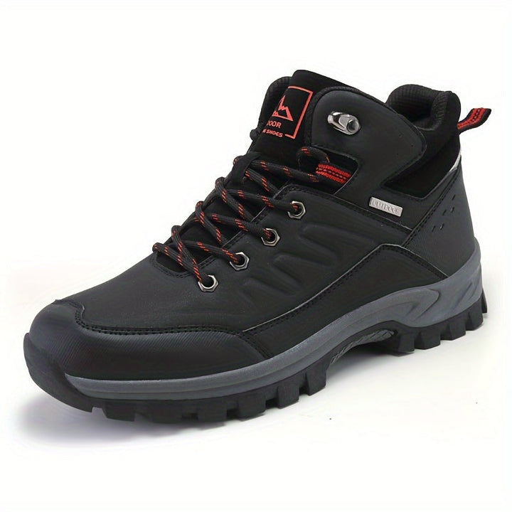 Levoire | Bottes De Randonnée Hautes Et Durables À Lacets Pour Hommes Noir
