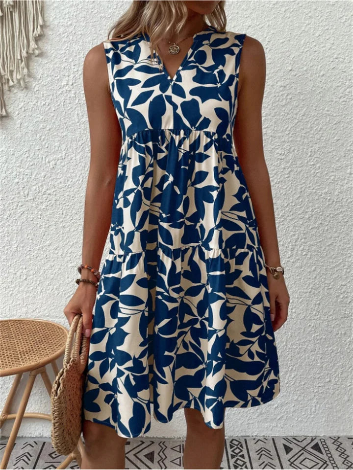 Levoire | Robe D'Été Élégante Pour Femmes Bleu