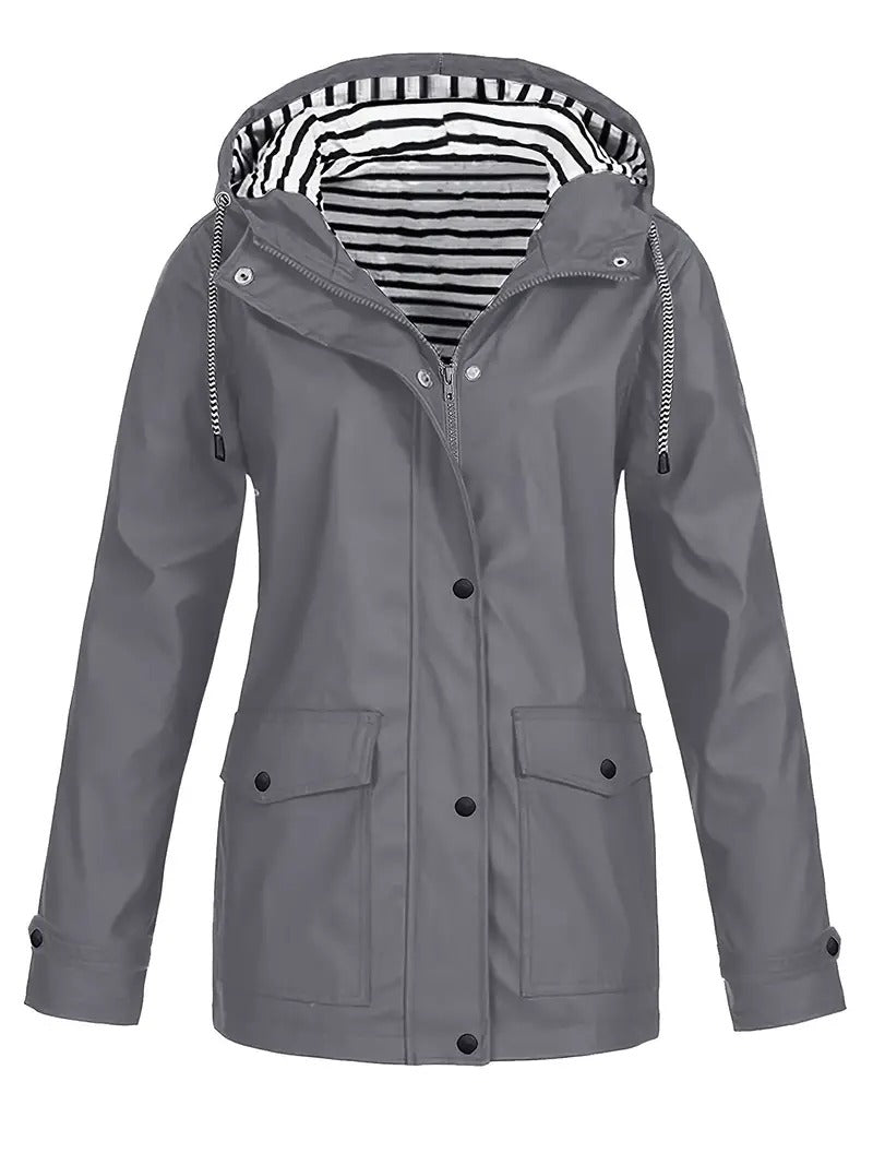 Levoire | Veste Imperméable Chic Gris
