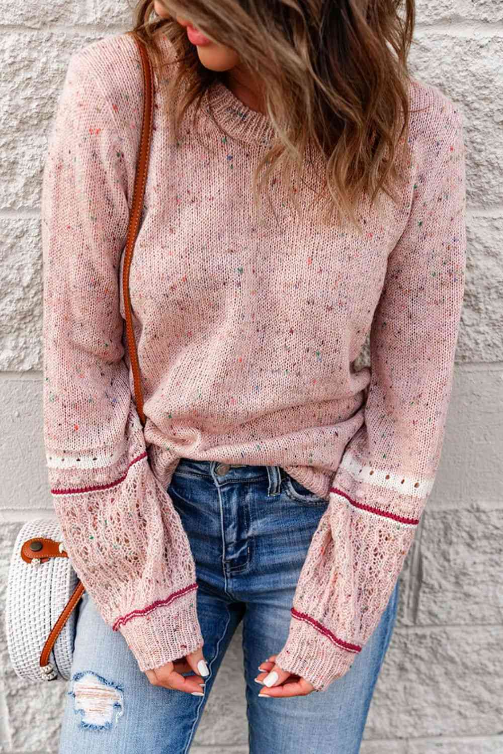 Levoire | Pull D’Hiver À Rayures Subtiles
