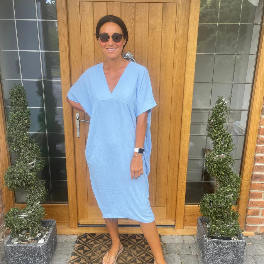 Levoire | Robe De Loisirs Élégante Et Stylée Bleu ciel