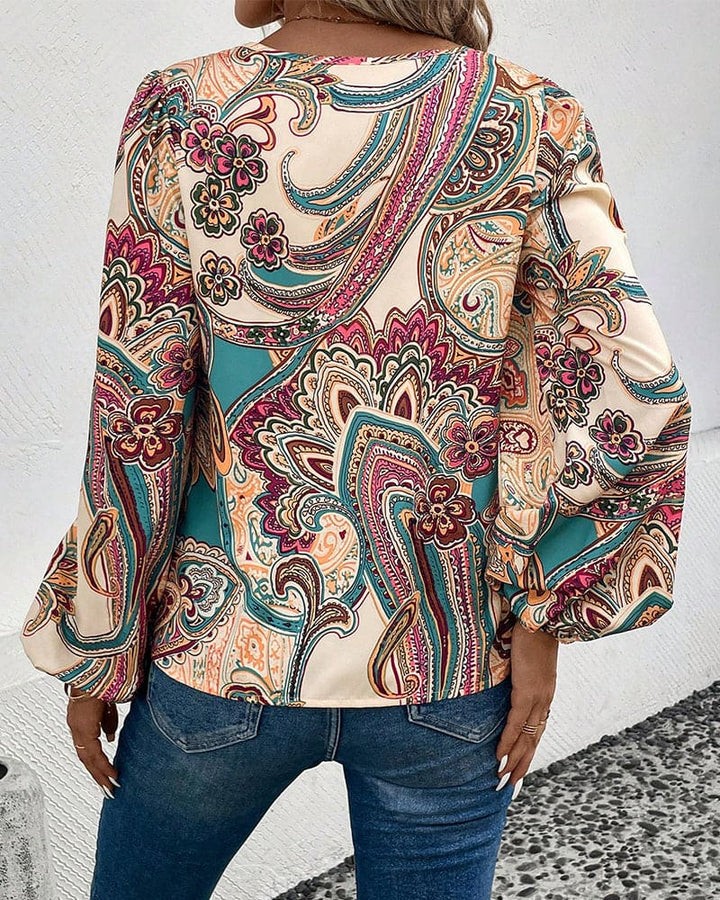 Levoire | Blouse Avec Décolleté En V À Manches
