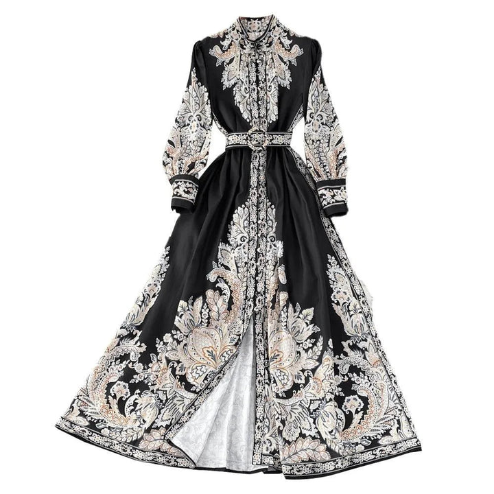 Levoire | Robe à volants avec manches bouffantes C