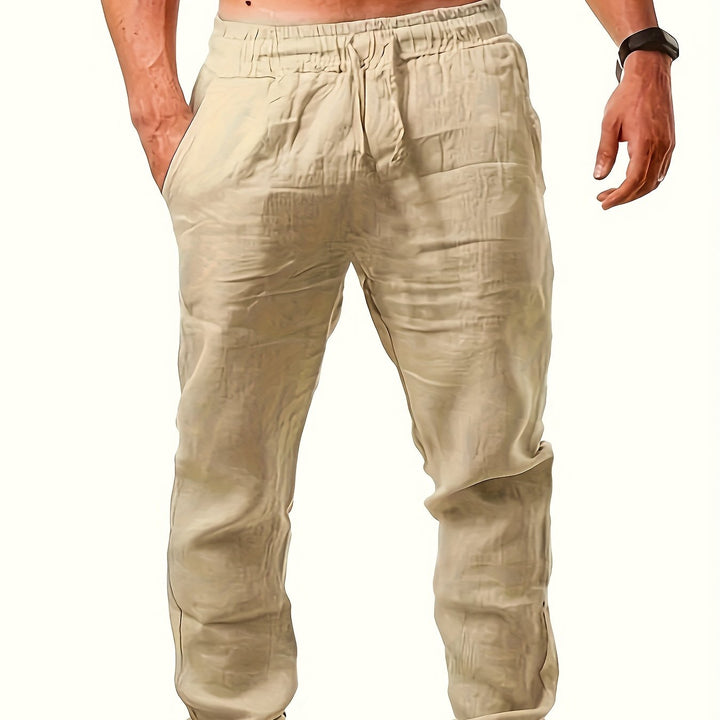 Levoire | 100% Coton Pantalons Détendus À Cordon