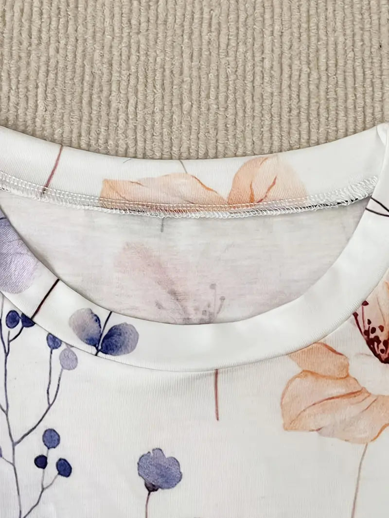 Levoire | T-Shirt À Manches Longues Avec Imprimé Floral
