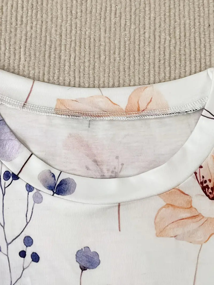 Levoire | T-Shirt À Manches Longues Avec Imprimé Floral