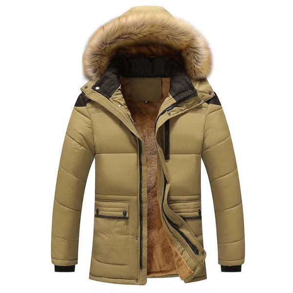 Levoire | Manteau d'Hiver Élégant Marron clair