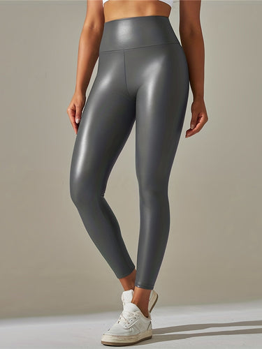 Levoire | Pantalons En Cuir Sexy Pour Femmes En Noir Uni