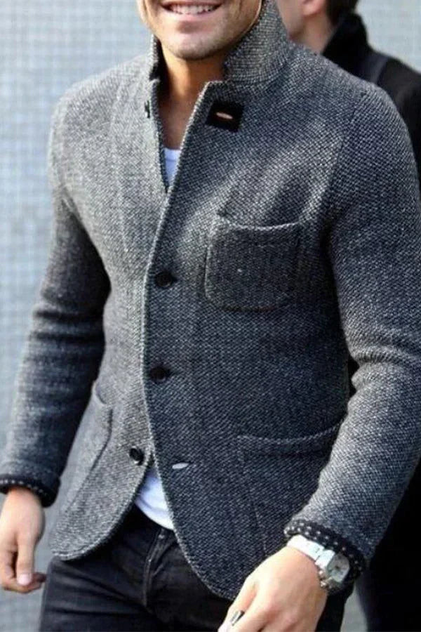 Levoire | Veste En Tricot Rétro Gris