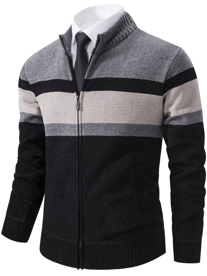 Levoire | Gilets Élégants Hommes Noir gris