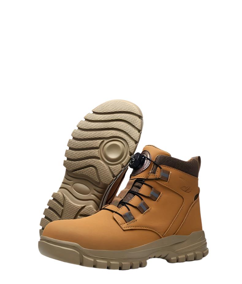 Levoire | Bottes De Sécurité Mi-Haute Durables Avec Fermeture Magnétique Tournante Pour Hommes