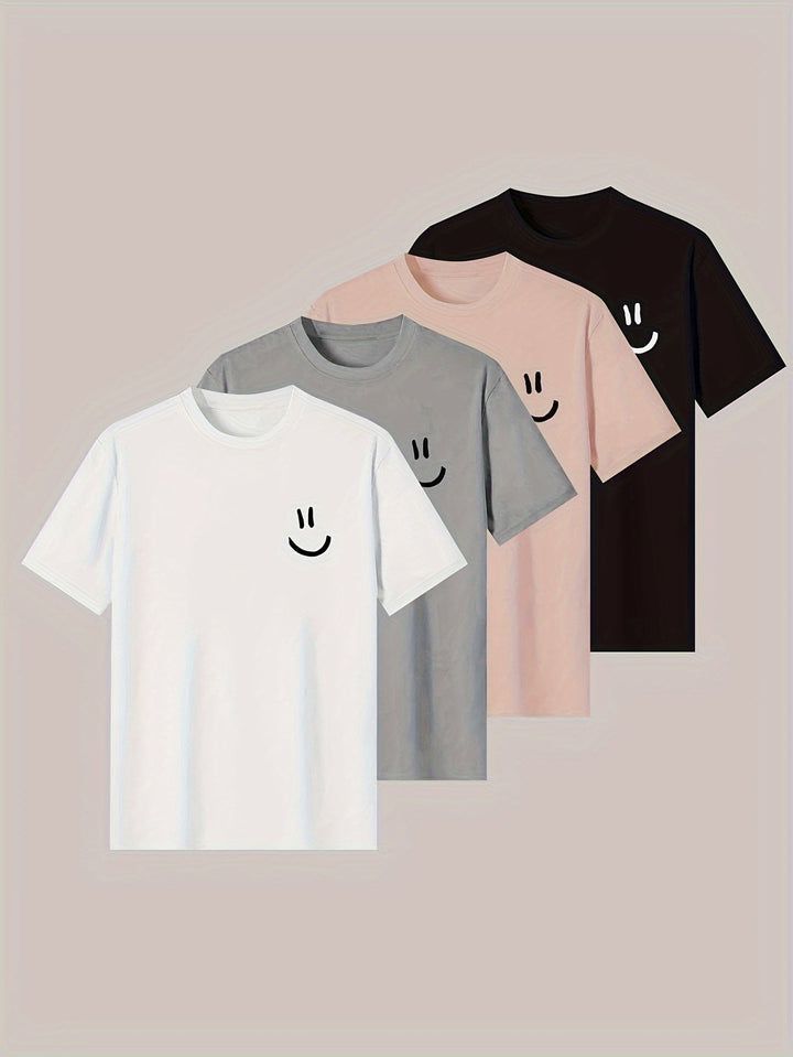 Levoire | T-Shirt Homme Simplement Imprimé À Manches Courtes